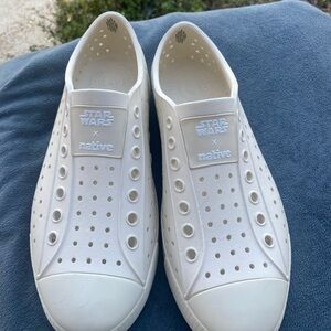 Native Star Wars White Athletic Shoes